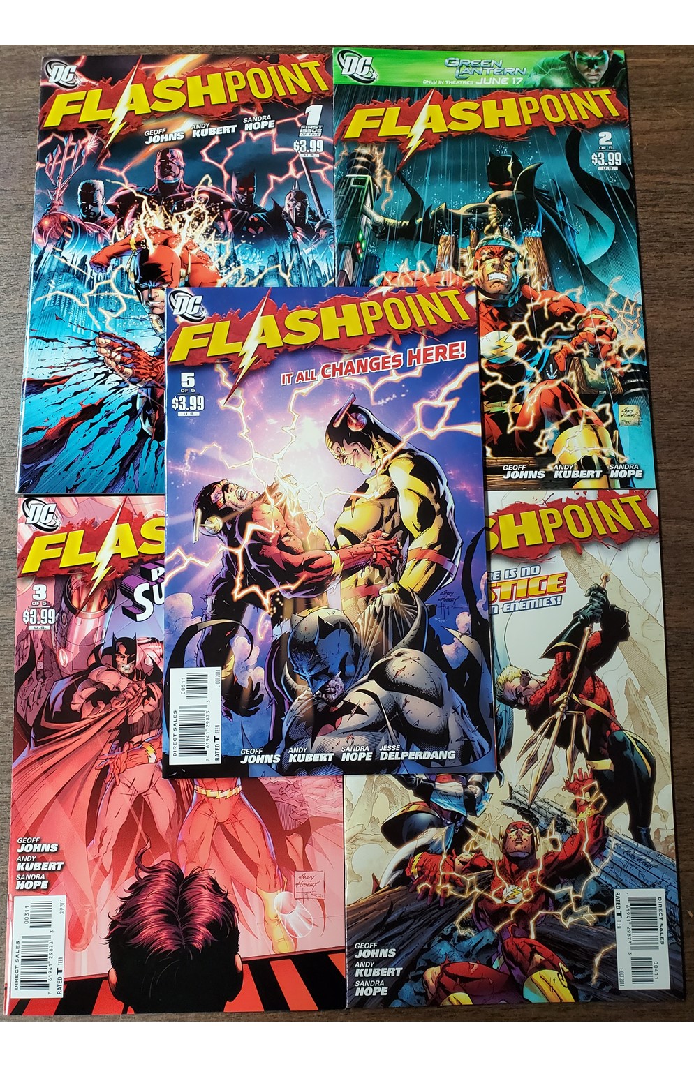 Flashpoint #1-5 (DC 2011) Set 