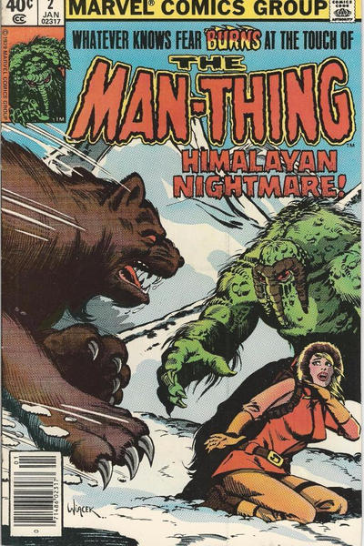 Man-Thing #2 [Newsstand](1979)-Very Fine (7.5 – 9)