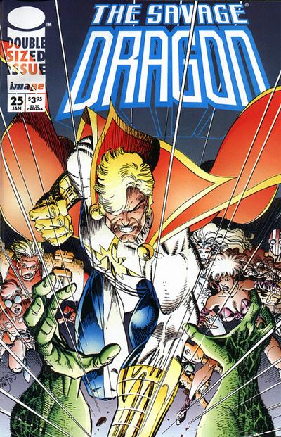 Savage Dragon #25 [Erik Larsen Direct Cover]-Fine (5.5 – 7)