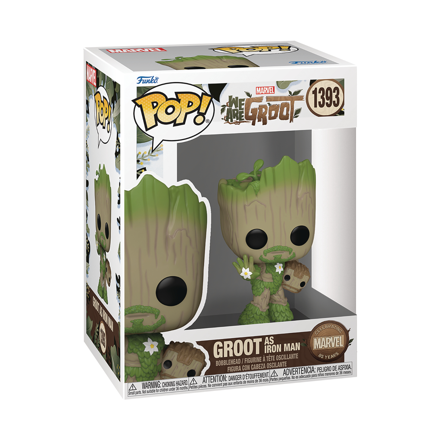 Pop Marvel We Are Groot Iron Man Vinyl Figure