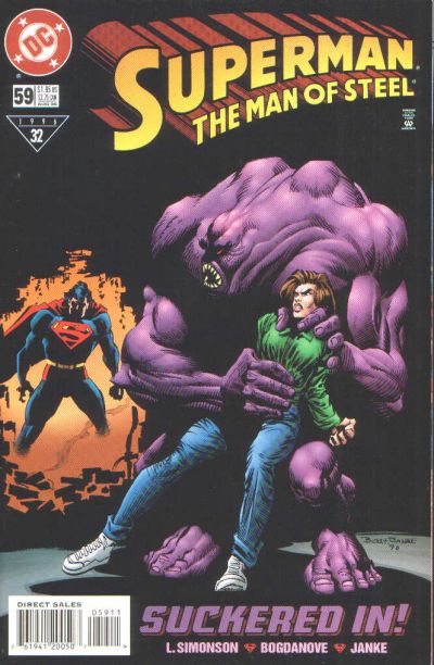 Superman: The Man of Steel #59 [Direct Sales]-Fine (5.5 – 7)