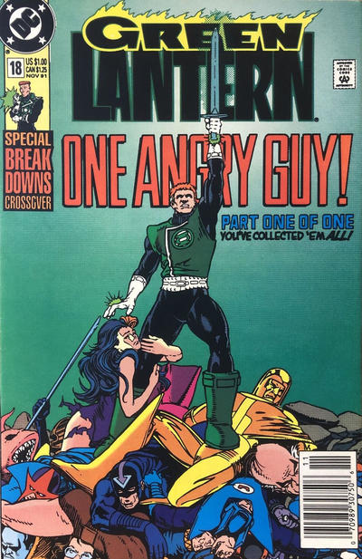 Green Lantern #18 (1990) [Newsstand]-Fine (5.5 – 7)