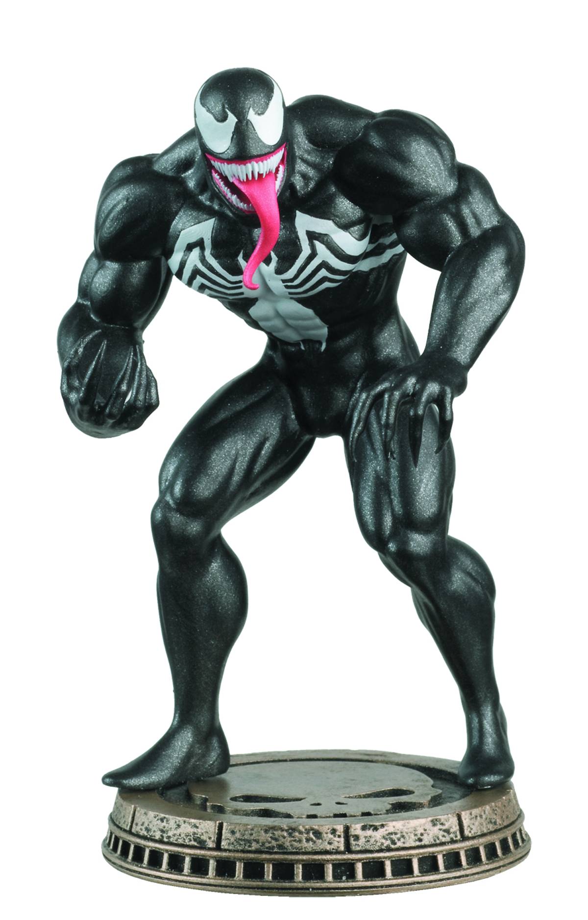 Marvel Chess Fig Collected Mag #9 Venom Black Pawn
