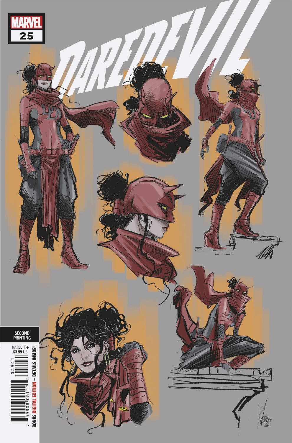 Daredevil #25 2nd Printing Ratio Design Variant (2019)