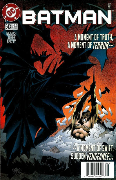 Batman #543 [Newsstand]-Fine (5.5 – 7)