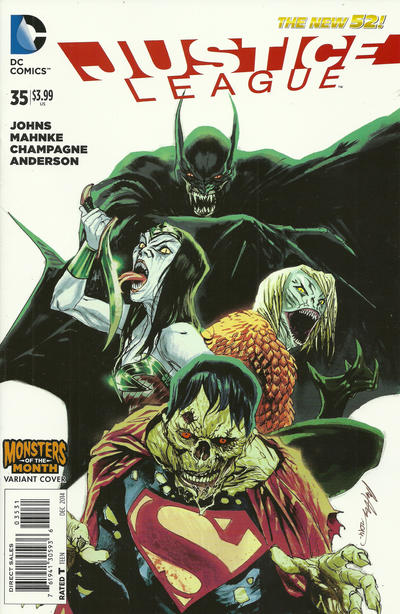 Justice League #35 Monsters Variant Edition (2011)