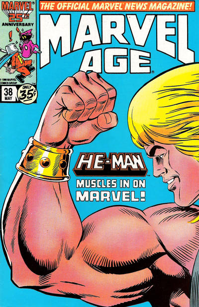 Marvel Age #38-Fine (5.5 – 7) [He-Man At Marvel!]