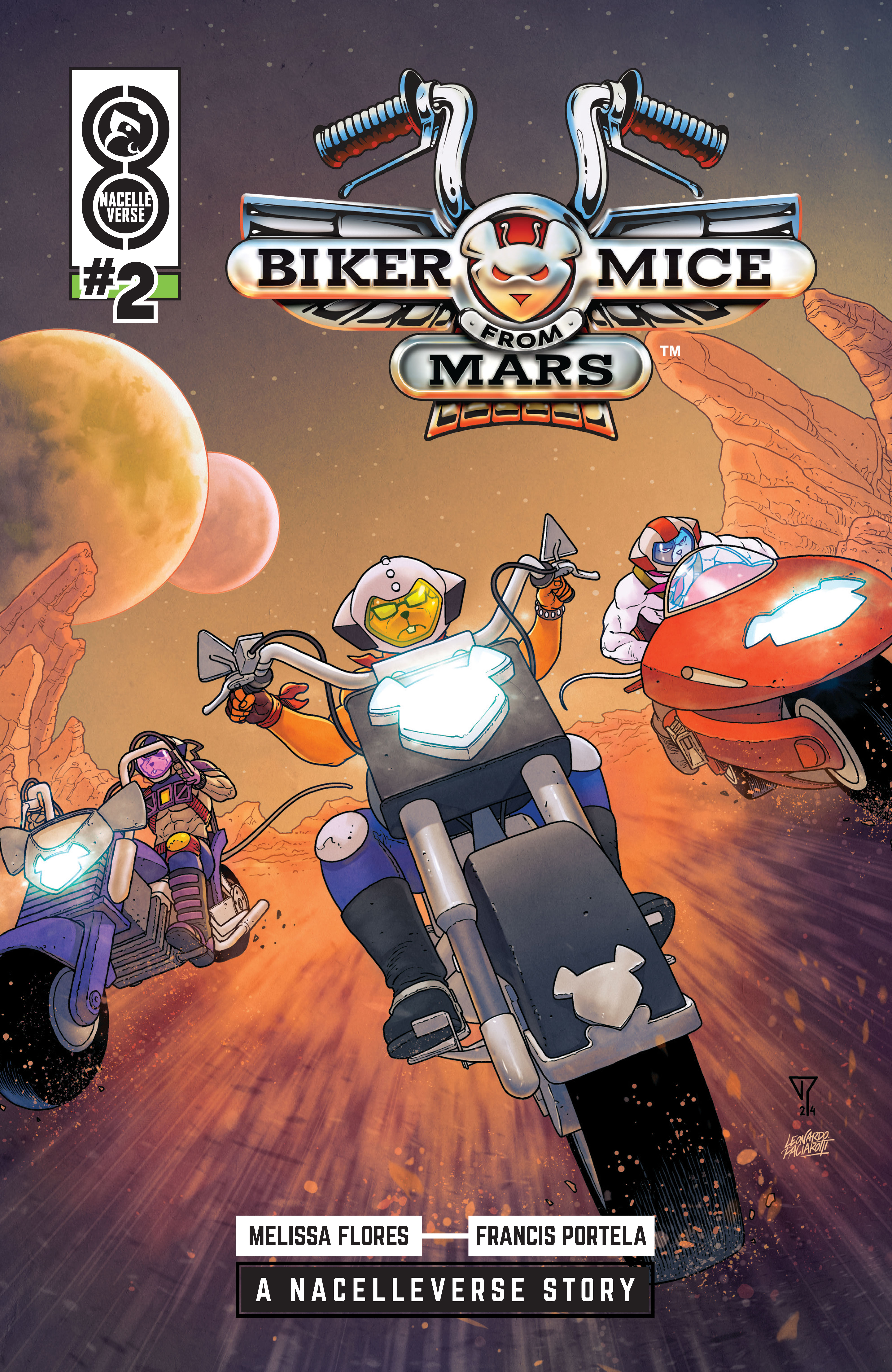 Biker Mice from Mars #2 Cover E 1 for 20 Incentive Francis Protela Variant (Of 3)