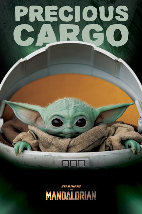 Star Wars The Mandalorian Baby Yoda Poster