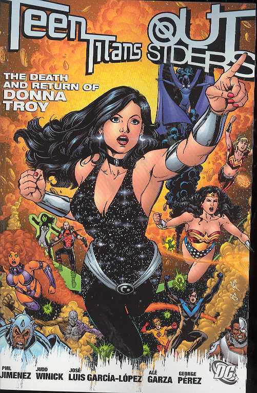 Teen Titans Outsiders Death And Return of Donna Troy Graphic Novel