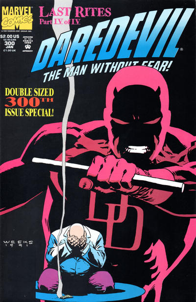 Daredevil #300 [Direct]-Very Fine (7.5 – 9)
