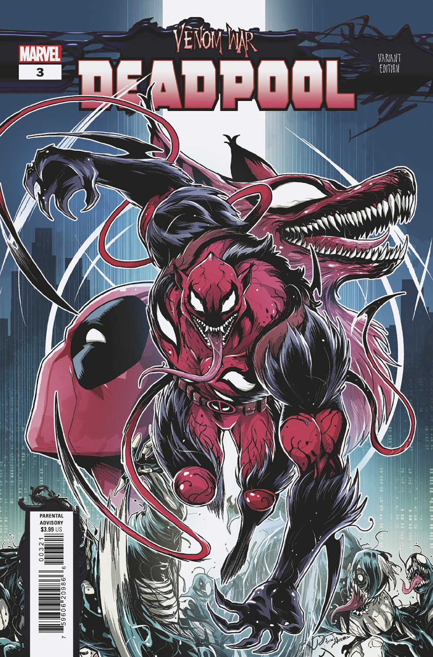 Venom War: Deadpool #3 Luciano Vecchio Variant (Venom War)