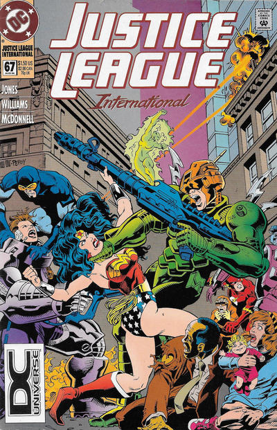 Justice League International #67 [DC Universe Corner Box]