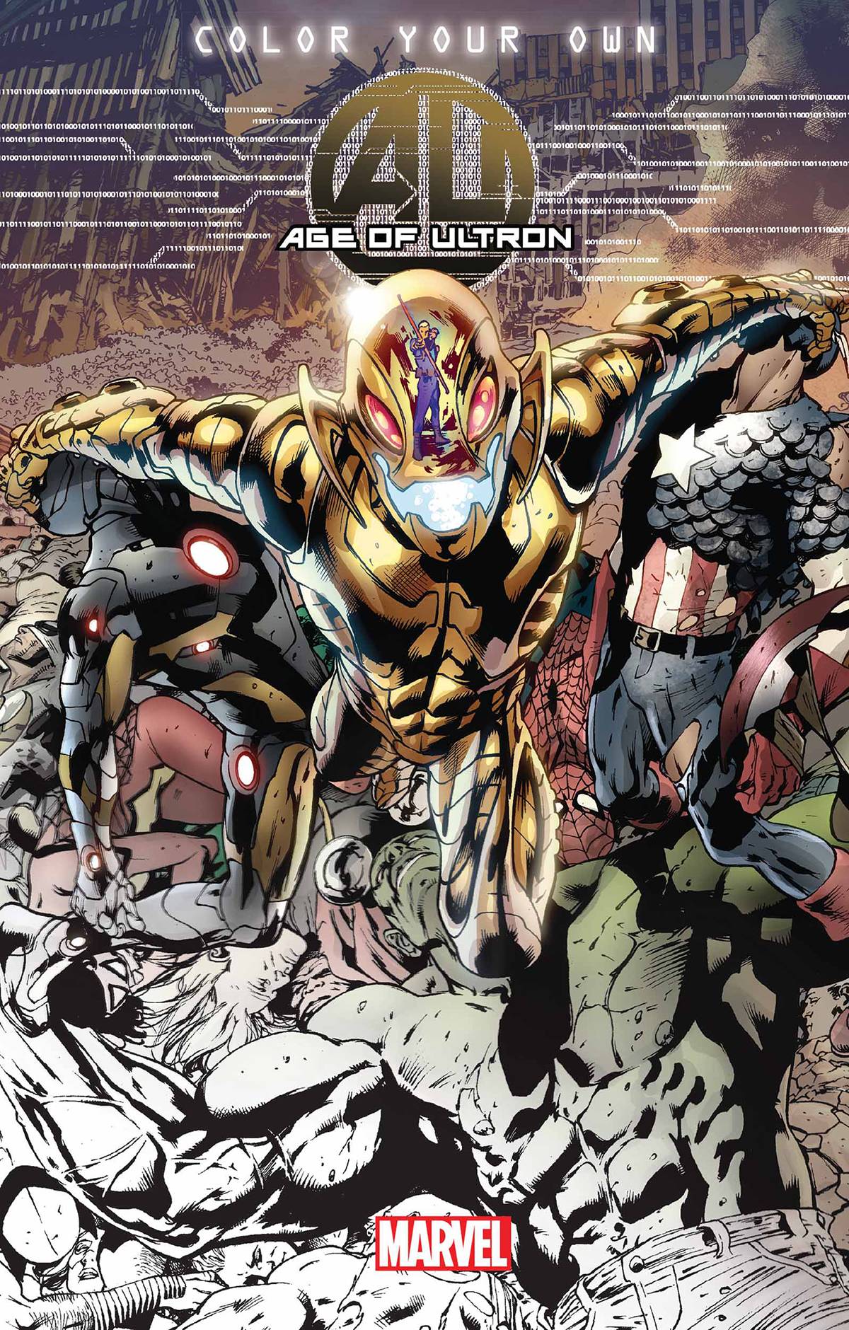 Age of Ultron Coloring Book Graphic Novel
