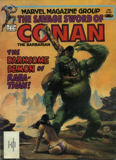 The Savage Sword of Conan #84 [Direct]