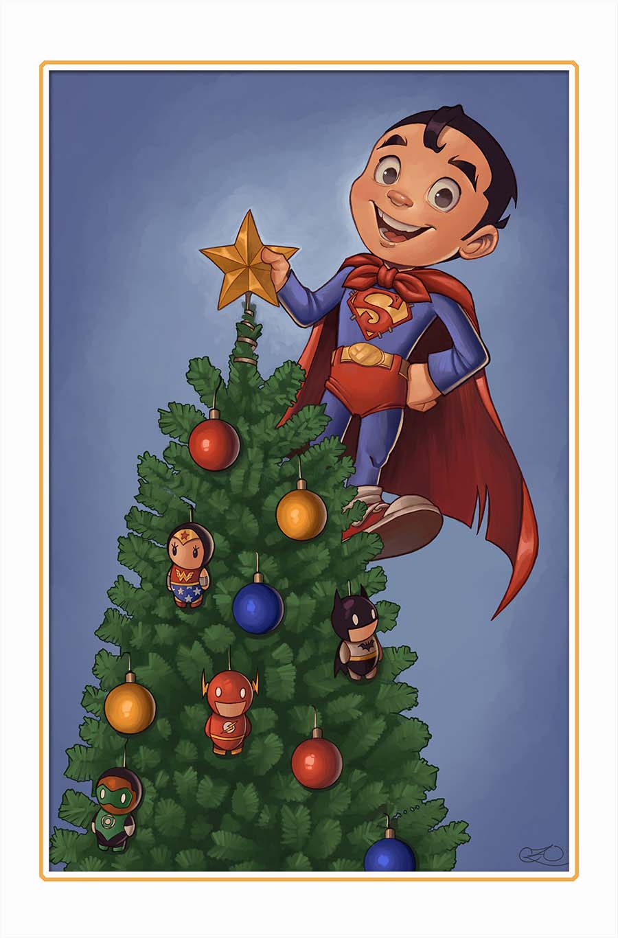 Superman #21 Cover E Chrissie Zullo DC Winter Wonderland Card Stock Variant