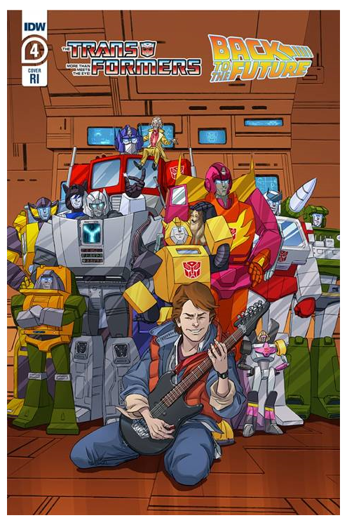 Transformers Back to the Future #4 1 for 10 Incentive Schoening (Of 4)