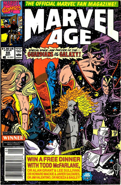 Marvel Age #88 [Newsstand]-Fine (5.5 – 7)