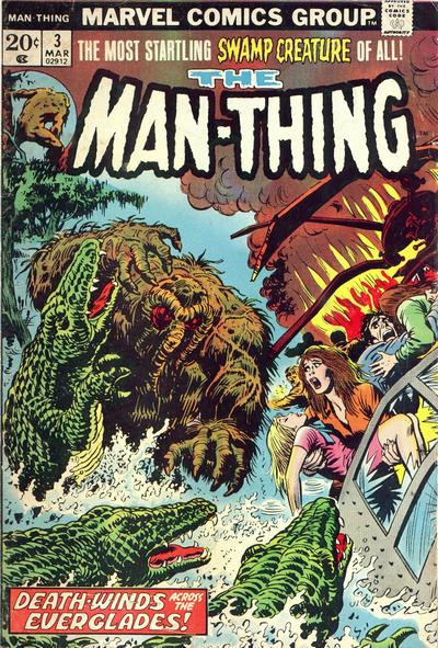 Man-Thing #3 - Vf- 7.5