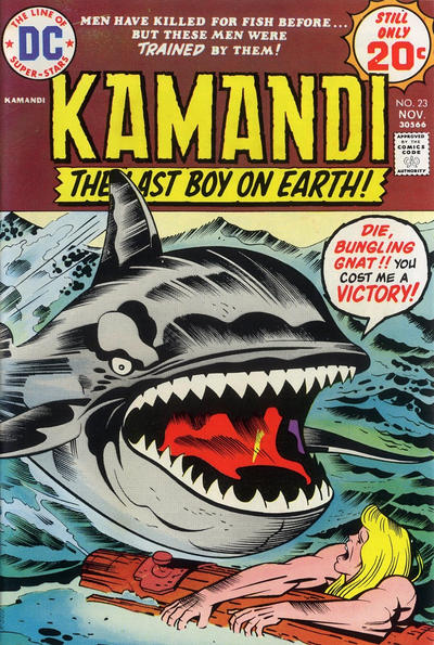 Kamandi, The Last Boy On Earth #23 [Mark Jewelers] - Vg+