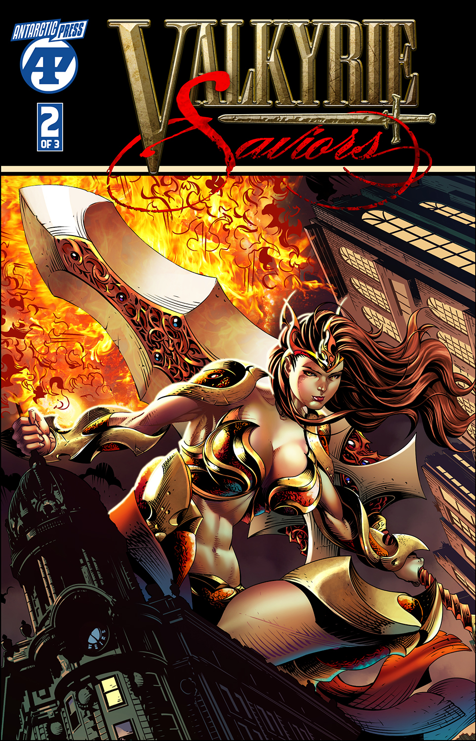 Valkyrie Saviors #2 Volumecanic Valkyrie Jesse Wichmann Variant (Of 3)