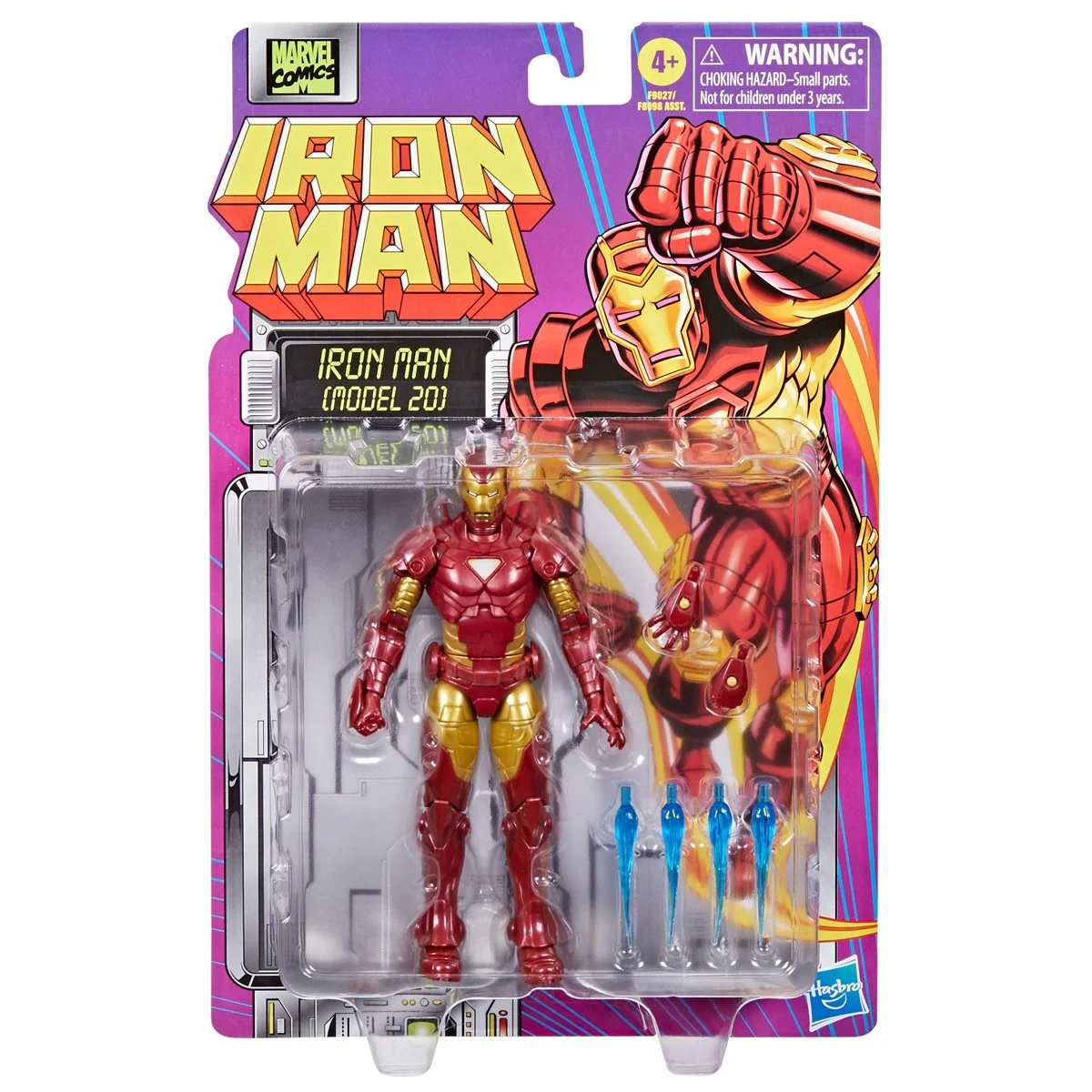 Iron Man Legends Retro 6-inch Model 20 Action Figure