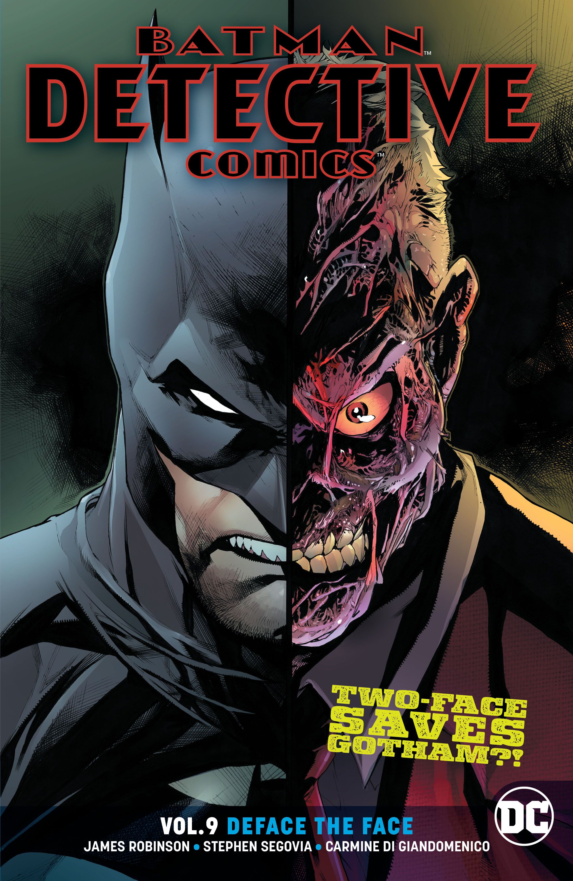Batman Detective Comics Graphic Novel Volume 9 Deface the Face