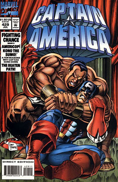 Captain America #429 [Direct Edition]-Very Fine (7.5 – 9)
