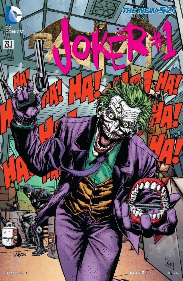 Batman #23.1 Joker (2011) 3D Motion Variant Cover
