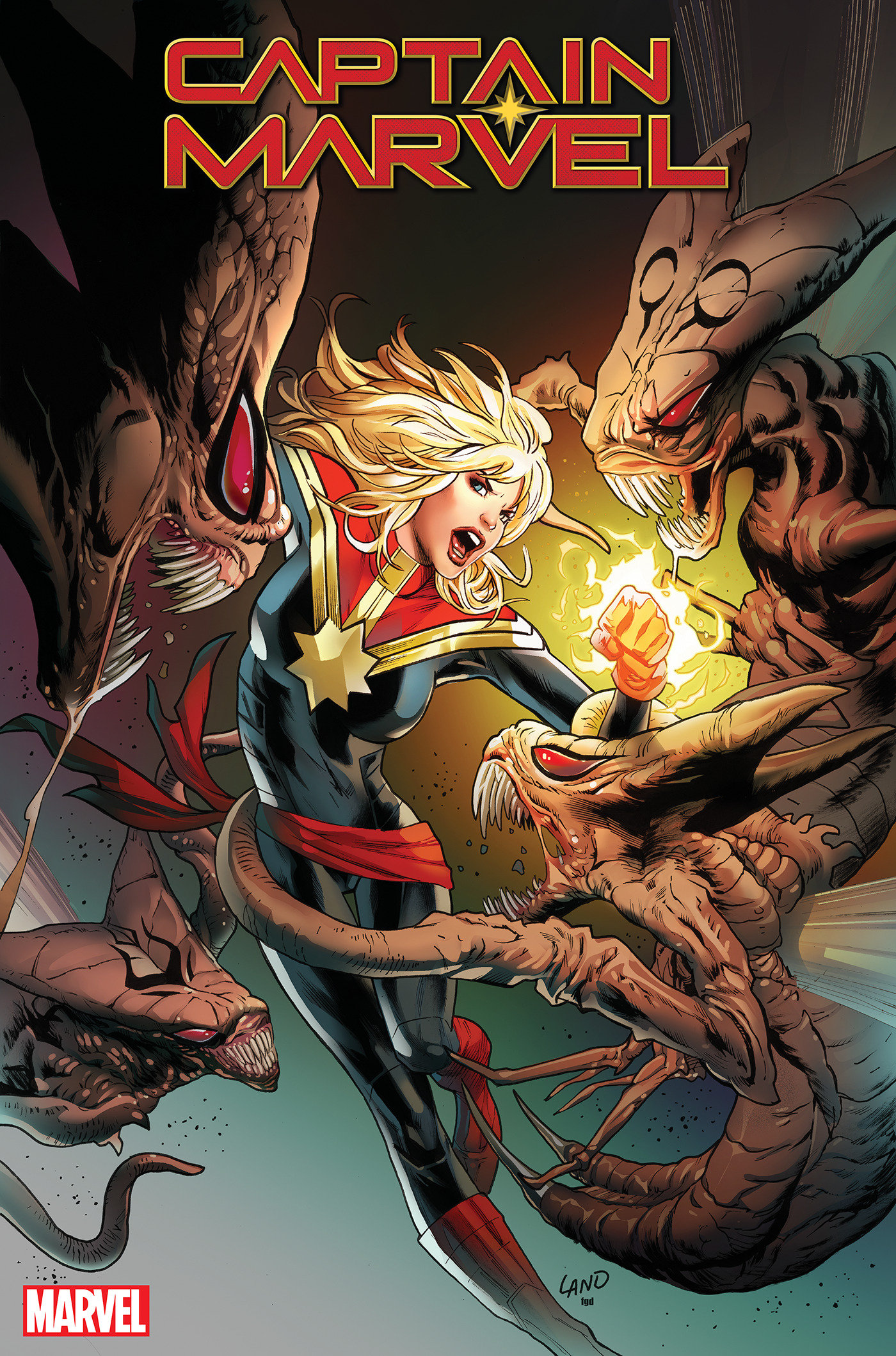 Captain Marvel #46 Land Variant (2019)