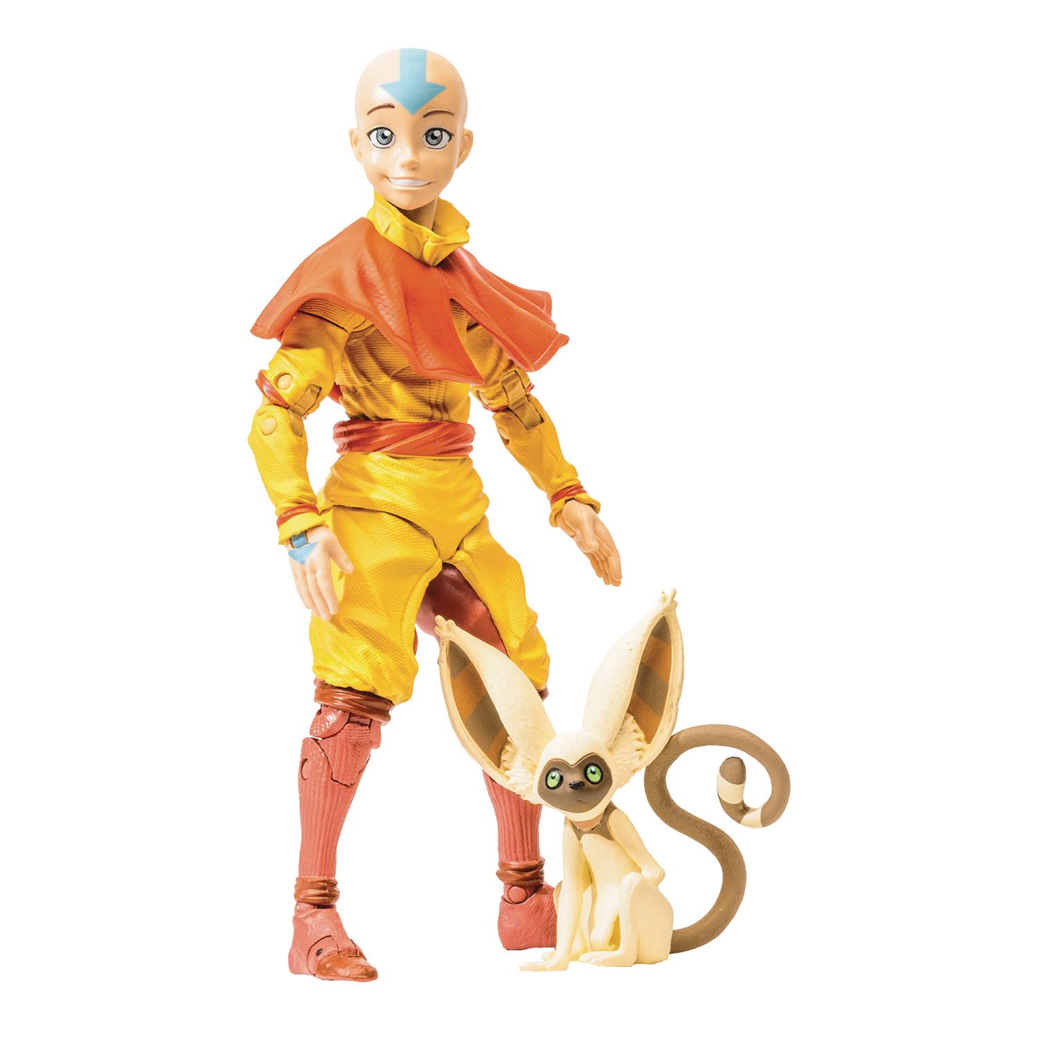 Avatar The Last Air Bender Wave 2 Aang W/ Momo 7 Inch Action Figure
