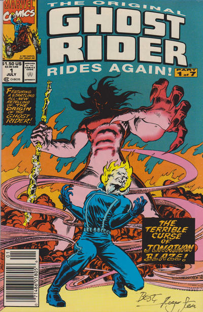 The Original Ghost Rider Rides Again #1 [Newsstand]-Fine (5.5 – 7)