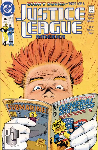 Justice League America #46 (1989)[Direct]-Fine (5.5 – 7)