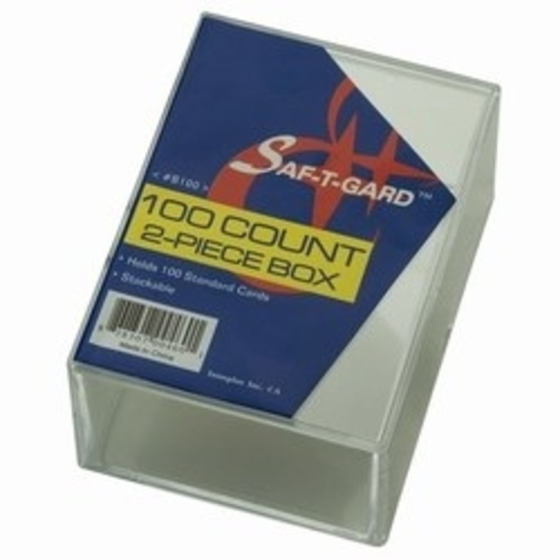 Sg 100Ct Slider Plastic Card Box