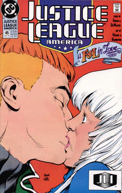 Justice League America #45 (1989)[Direct]-Very Good (3.5 – 5)