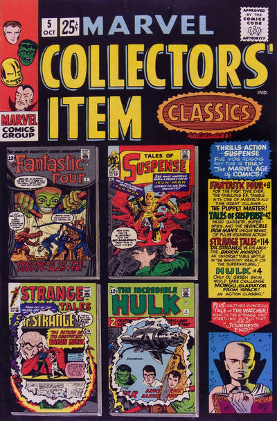 Marvel Collectors' Item Classics #5 (1965)-Very Good (3.5 – 5)