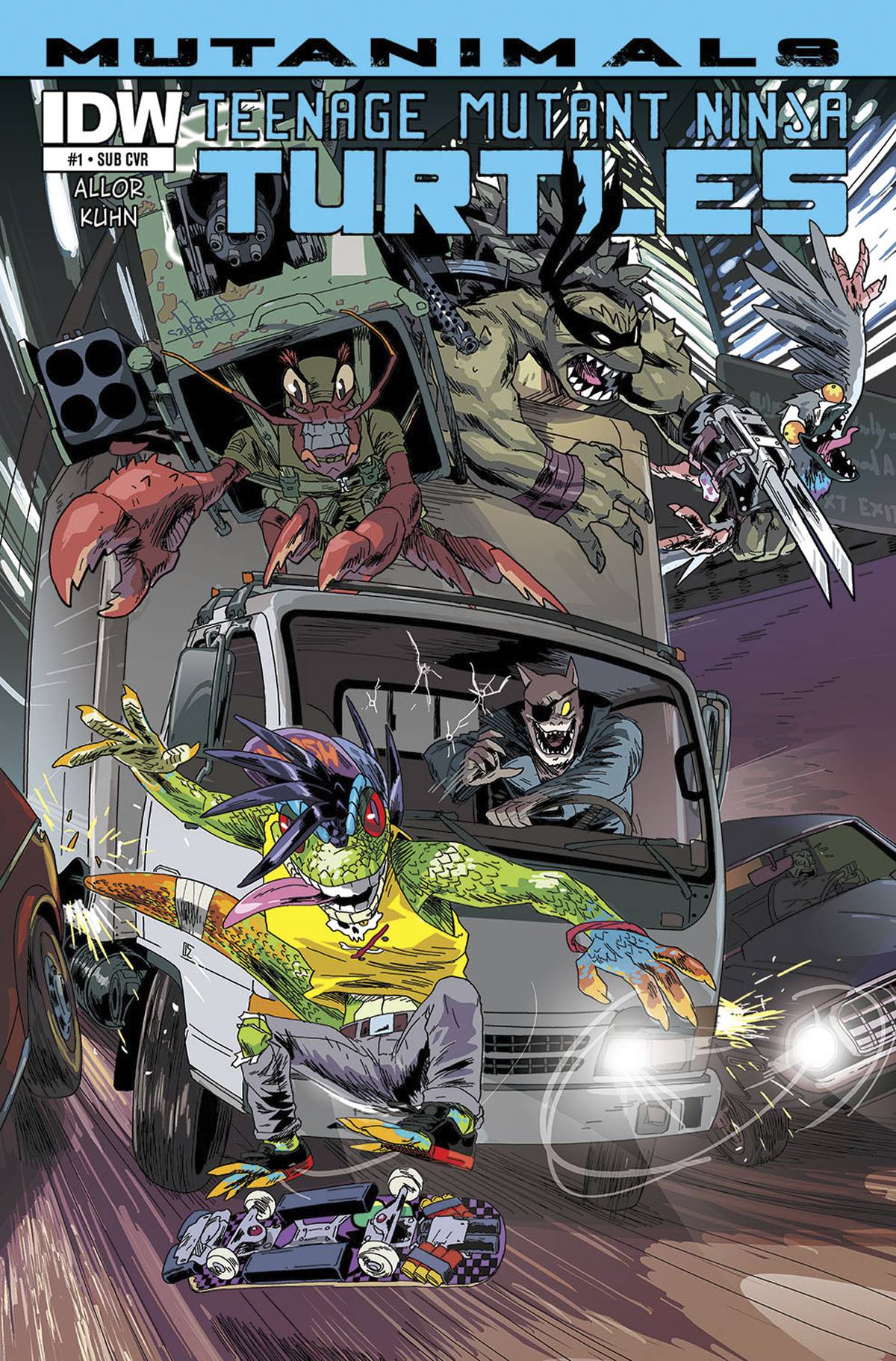 Teenage Mutant Ninja Turtles Mutanimals #1 Subscription Variant