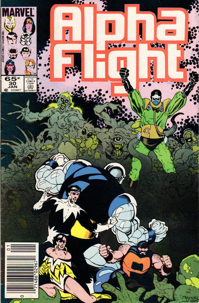 Alpha Flight #30 [Newsstand]