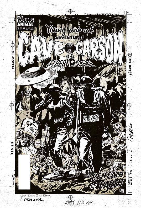 Cave Carson Has A Cybernetic Eye #3 Variant Edition
