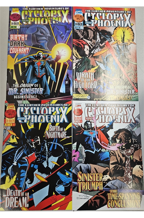 Further Adventures of Cyclops And Phoenix #1-4 (Marvel 1996) Set