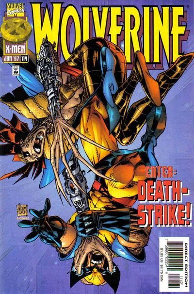 Wolverine #114 [Direct Edition - 50/50 - Purple Background]-Very Fine