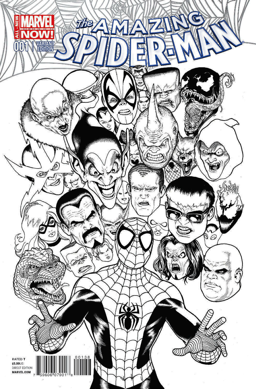 Amazing Spider-Man #1 (2014) Kevin Maguire Sketch Variant