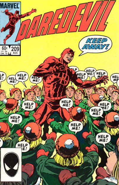 Daredevil #209 [Direct]-Fine (5.5 – 7)