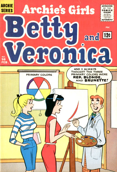 Archie's Girls Betty And Veronica #98-Good, Crease On Back Cover