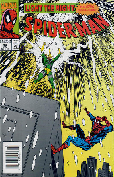 Spider-Man #40 (1990) [Newsstand]-Above Average/Fine (5 - 7)