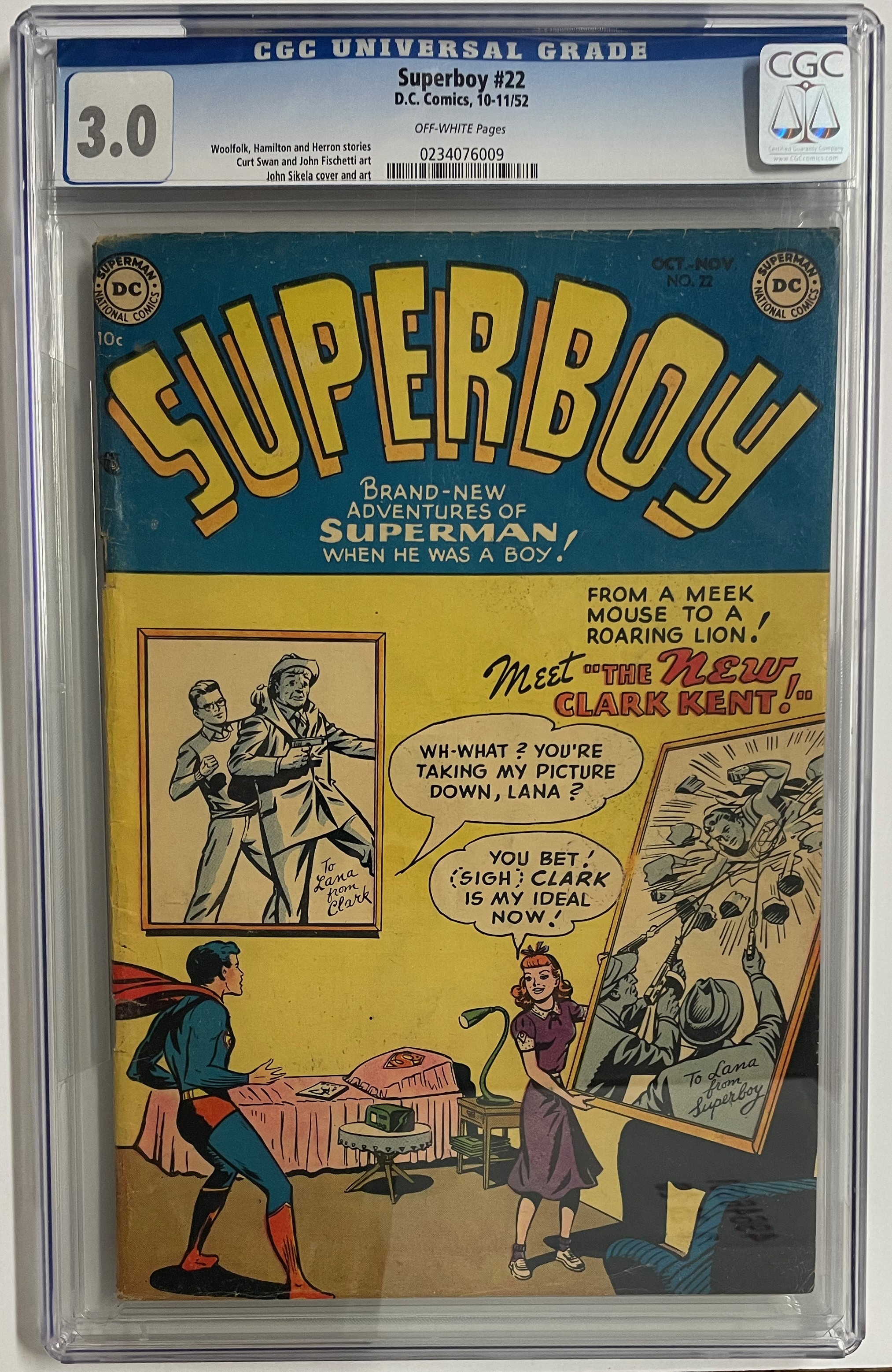 Superboy #022 CGC 3.0