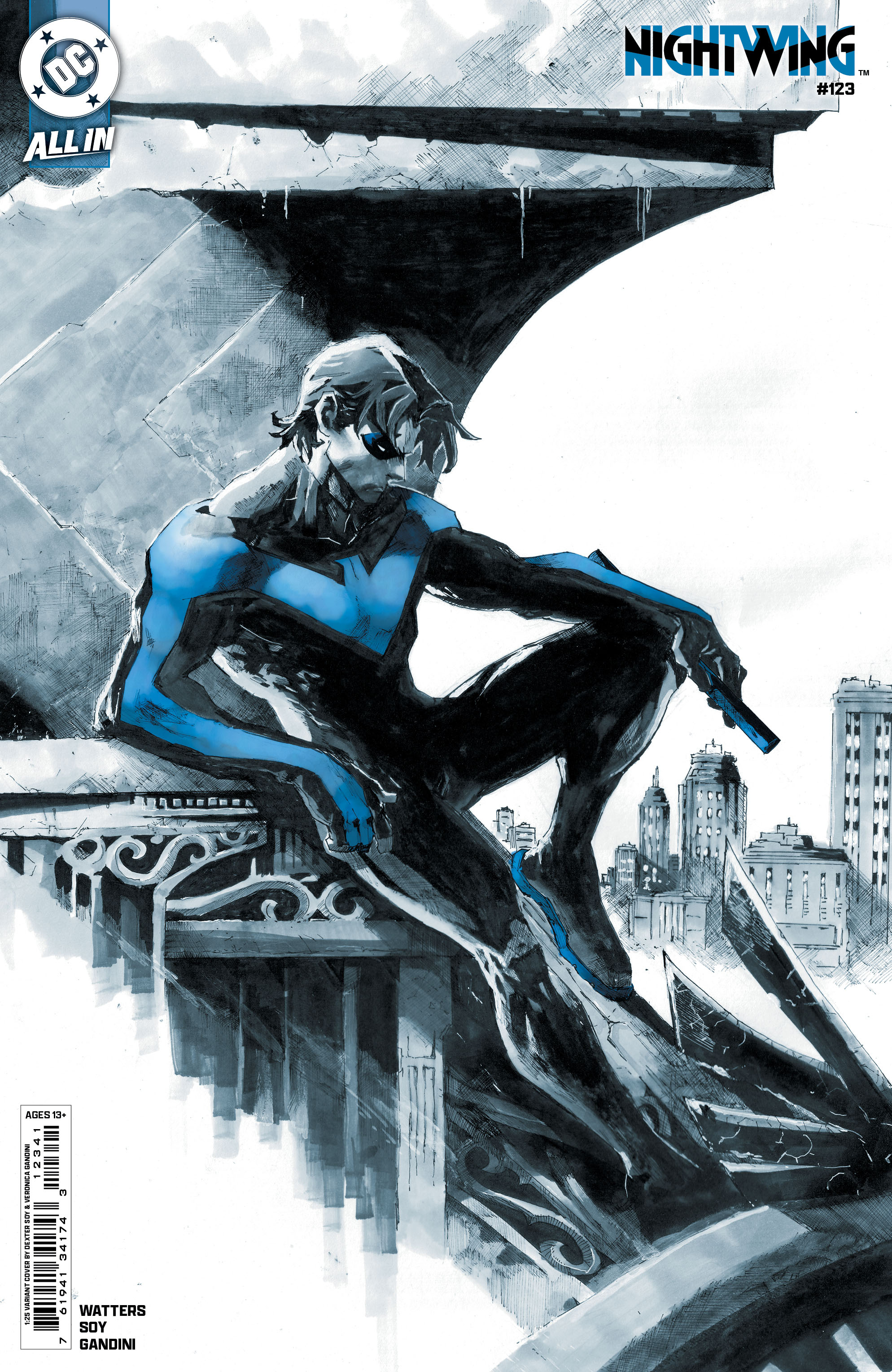 Nightwing #123 Cover E 1 for 25 Incentive Dexter Soy Card Stock Variant