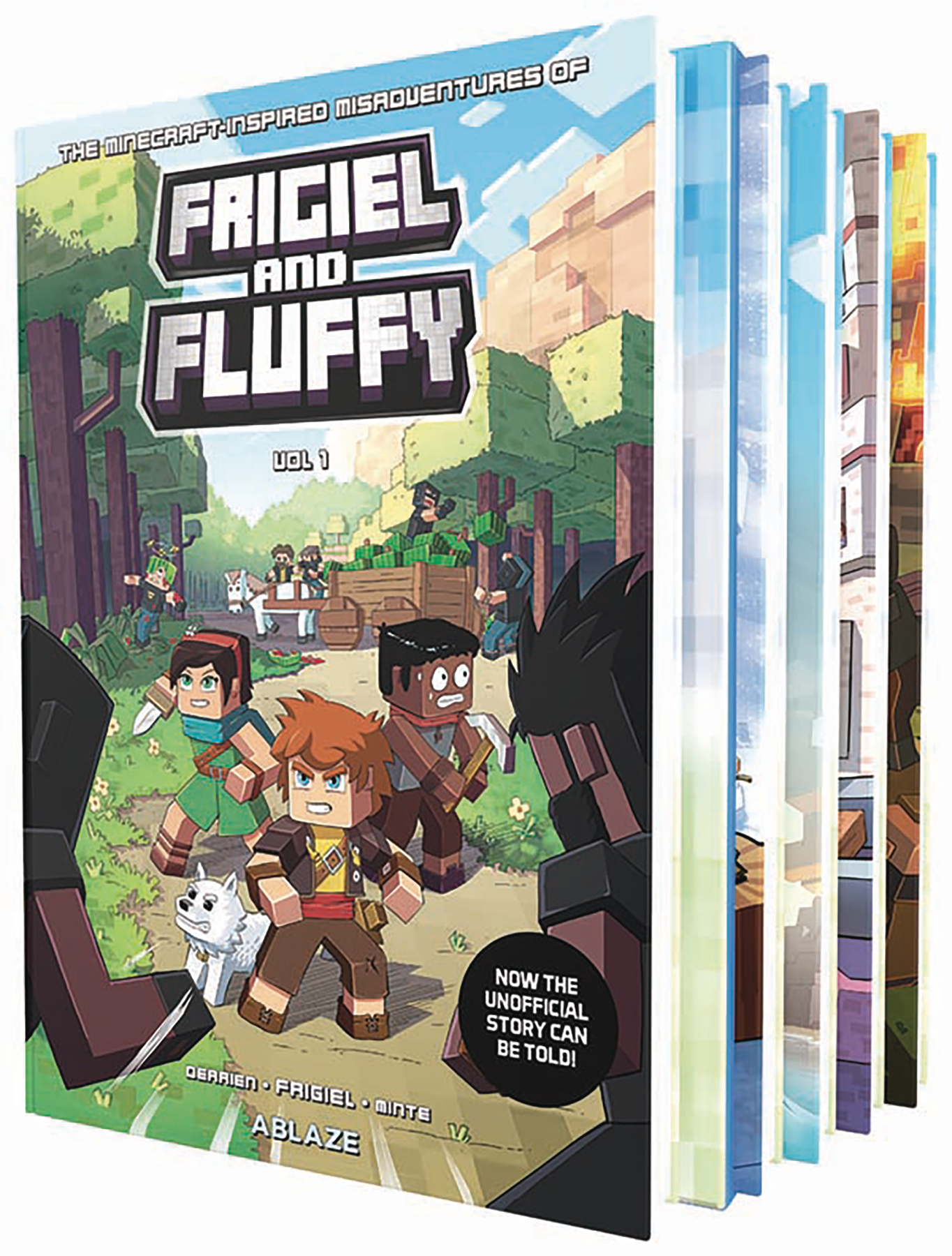 Minecraft Misadventures of Frigiel & Fluffy Volume 1-5 Box Set