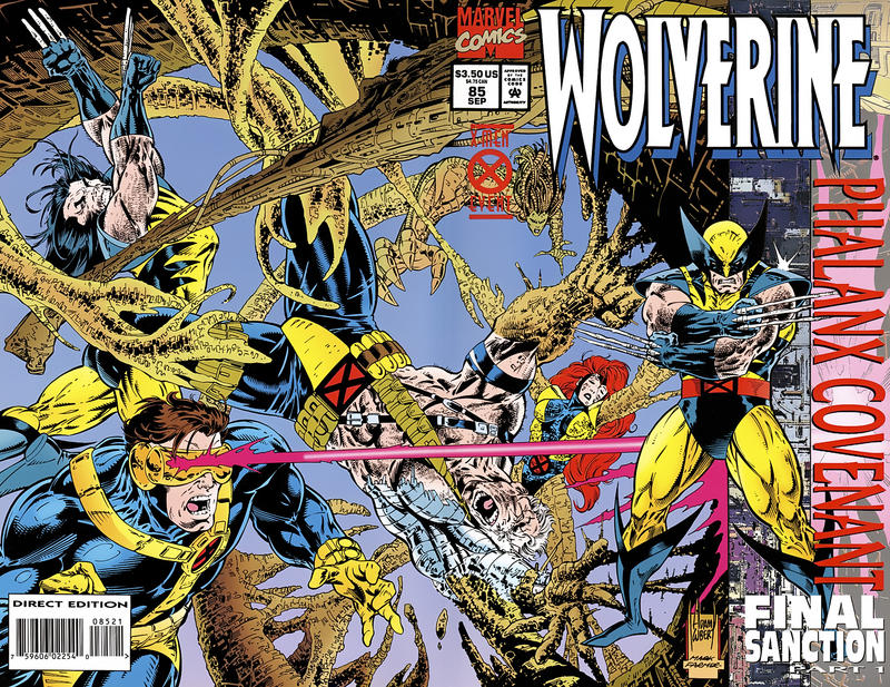 Wolverine #85 [Direct Edition - Foil Enhanced Cover]-Very Fine 