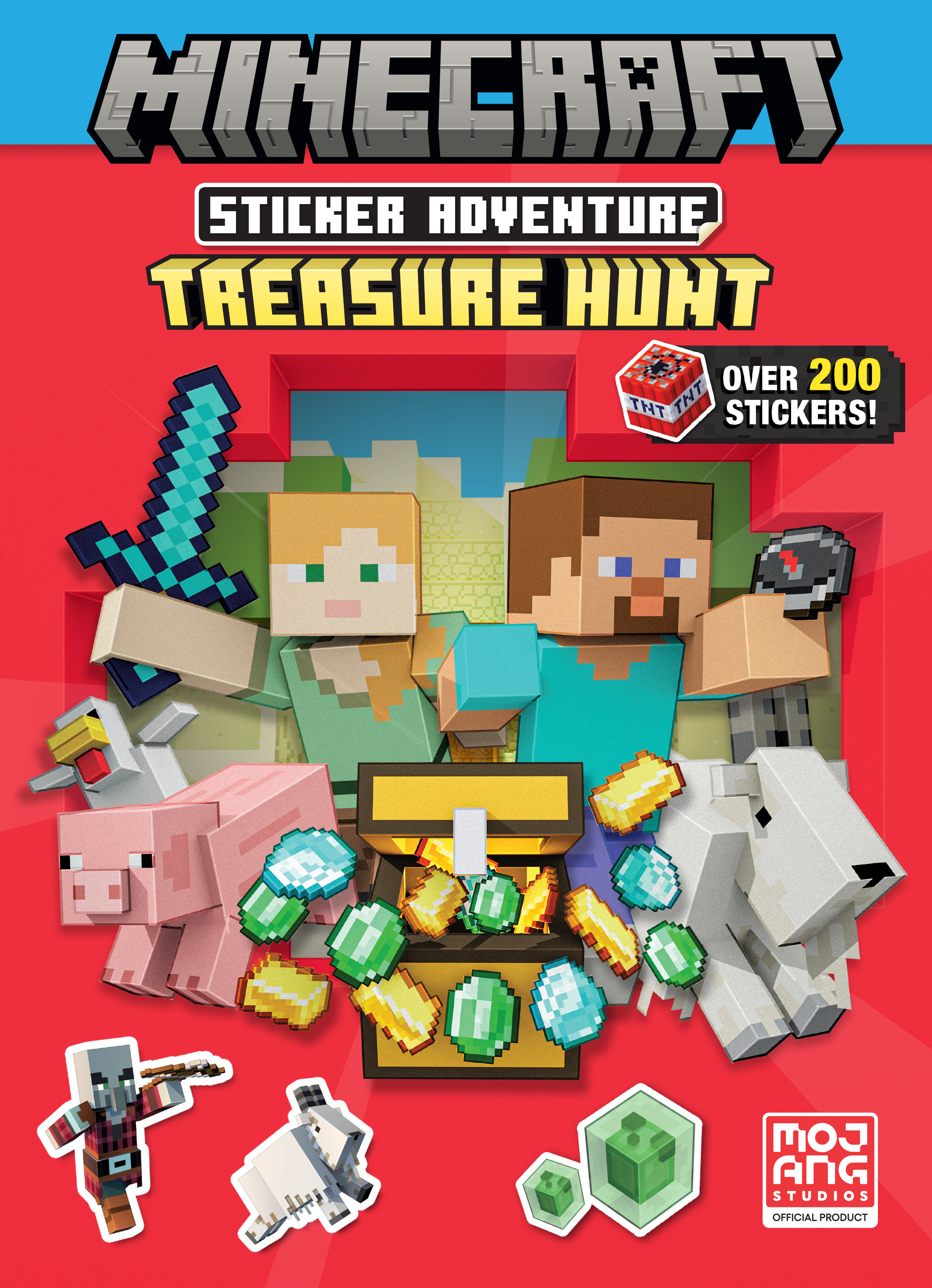 Minecraft Sticker Adventure Treasure Hunt (Minecraft)